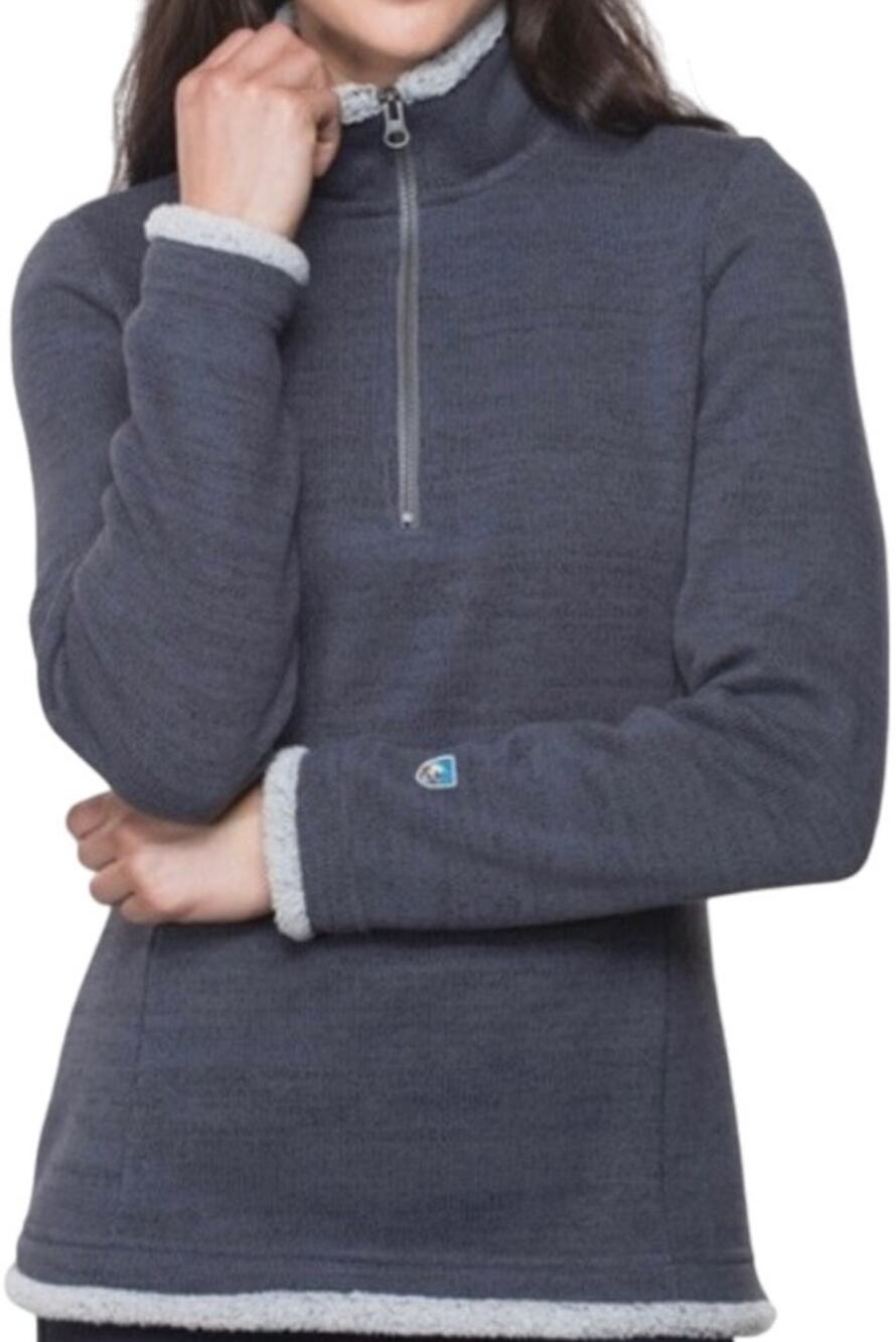 KUHL ALASKA 1/4 ZIP JACKET SHEARLING PULLOVER XSmall